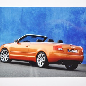 Grote Foto 2001 Audi A4 Cabriolet (autopers foto foto motorbedrijf luxe brochure luxe duitse auto cabrio sport A 4)