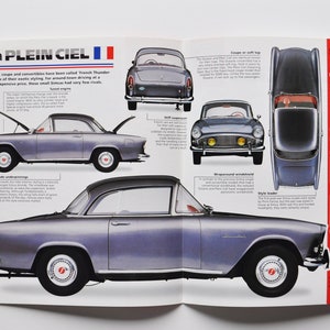 Datenblatt Simca Plein Ciel (1956-1962) (auto foto zustand info spezifikationen broschüre teile ad alt vintage klassiker retro sportwagen frankreich)