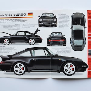 Technisches Datenblatt Porsche 993 Turbo (1995-1997) (auto foto zustand info spezifikationen broschüre print teile ad vintage klassiker schnellsport sport auto germany)