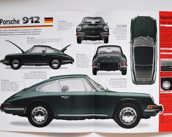 Spec Sheet Porsche 912 (1965-1969) (car, photo, stat info specs brochure parts ad old retro vintage dealer auto motors sports auto german)