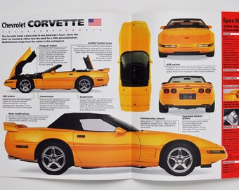 車 Corvette Specs C4 1984-1996 カタログ