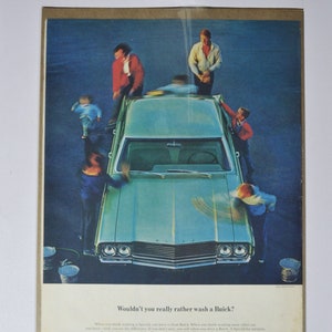 Grote auto Ad Buick Special (general Motors company GM oude vintage klassieke foto advertentie onderdelen print poster auto custom garage vs us)