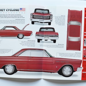 Spec Sheet Mercury Comet Cyclone (1965) (Autohaus Autohaus classic american photo stat info specs Broschüre ad old retro vintage Muscle)