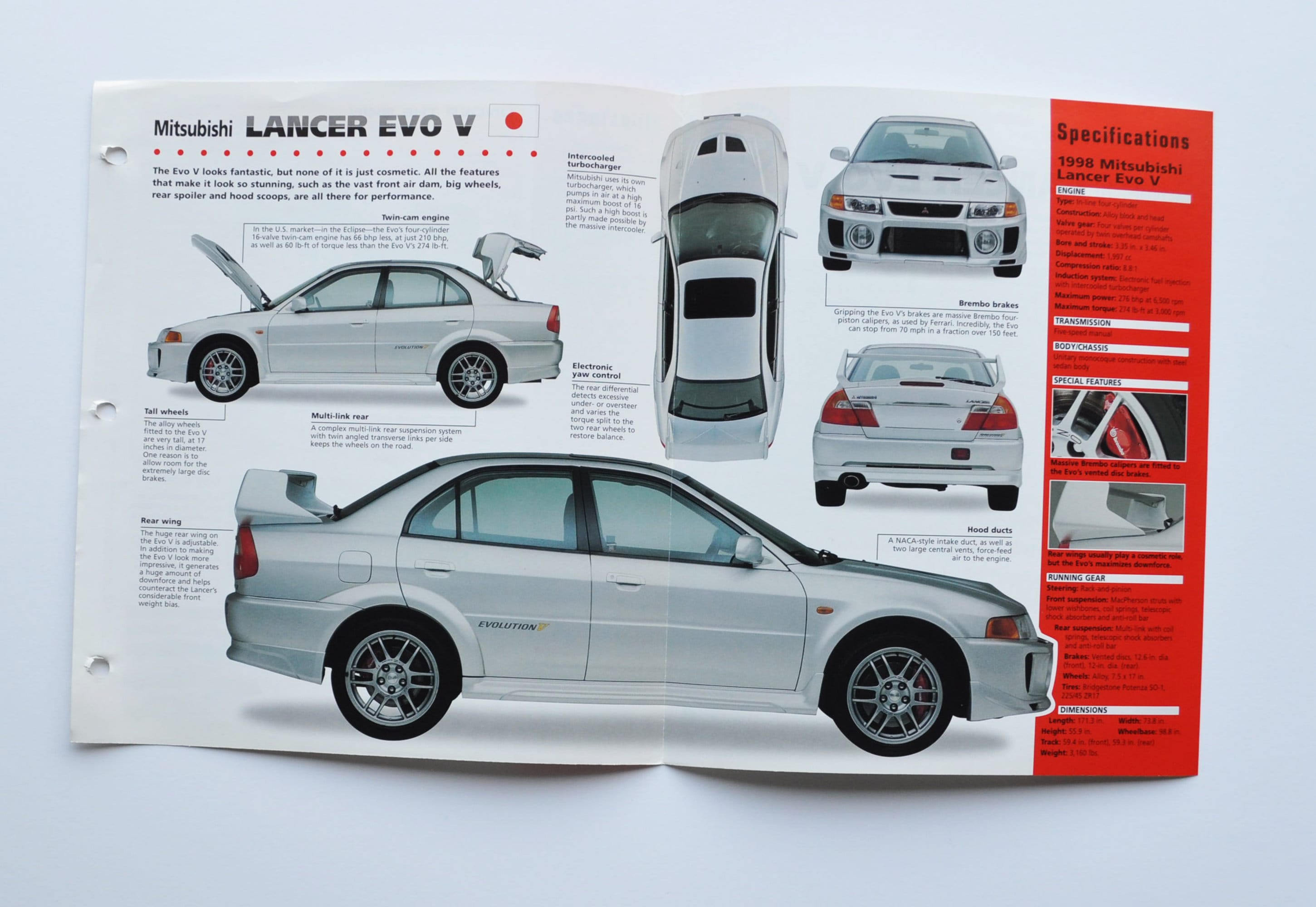 て*ん様 MITSUBISHI LANCER EVOLUTION-V 整備説明書 Mitsubishi Lancer Evolution V Spec Sheet - Informational — Steemit