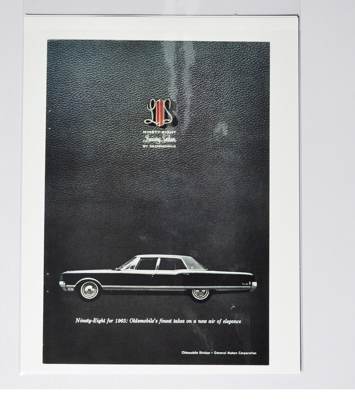 Car Ad 1965 Oldsmobile Ninety-eight 98 (general Motors Company Classic ...