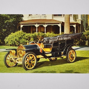 Ford Postkarte - 1909 Premier (Autohändler, Autohändler, Postkarte, Anzeige, alt, klassisch retro amerikanisch, Pickup, Detroit)