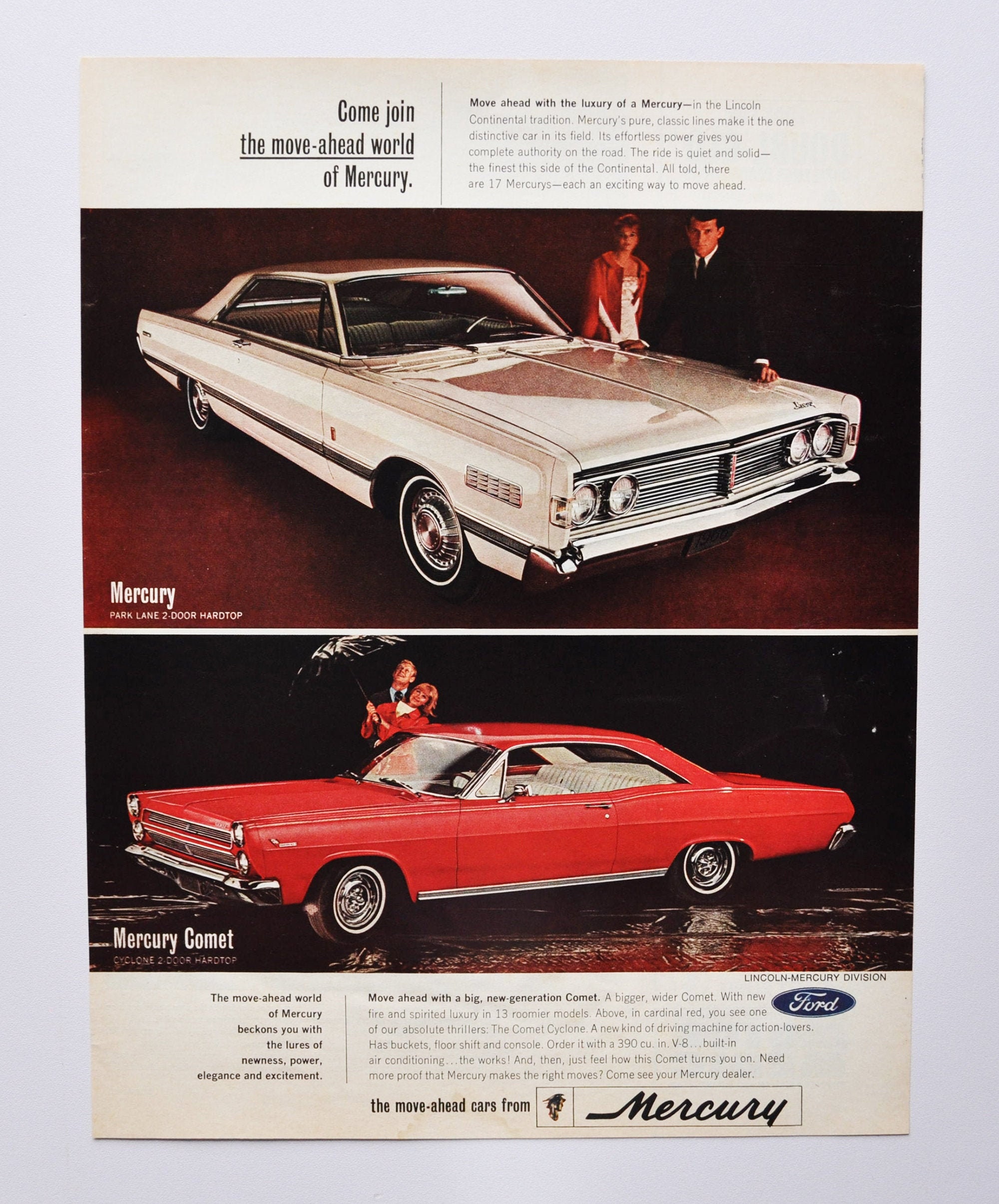 希少！激レア！当時物！amt '65 MERCURY HARDTOP AMT 1965 Mercury Park Lane Hardtop Built Kit - Spotlight Hobbies