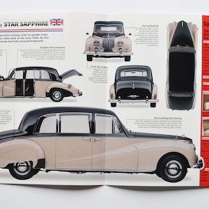 Fiche technique Armstrong Siddeley Star Sapphire (1958-1960) (photo de voiture, informations sur les statistiques, spécifications, brochure, pièces et ancienne impression vintage, auto britannique classique)