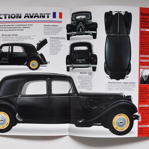 Technisches Datenblatt Citroen Traction Avant (1934-1957) (Auto und Photo Stat Info Specs Brochure Sauciere 2017)