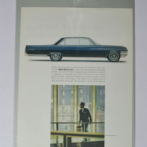 Annuncio di un'auto di grandi dimensioni 1963 Buick Electra 225 (società General Motors GM vecchio vintage classico foto pubblicità parti stampa poster garage personalizzato)