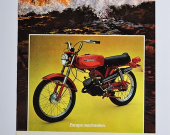 Motorcykelannons 1970-talet Harley-Davidson Leggero (motorcykelföretag klassisk gammal foto originalannons återförsäljare tryckt motorcykel cykel sport)