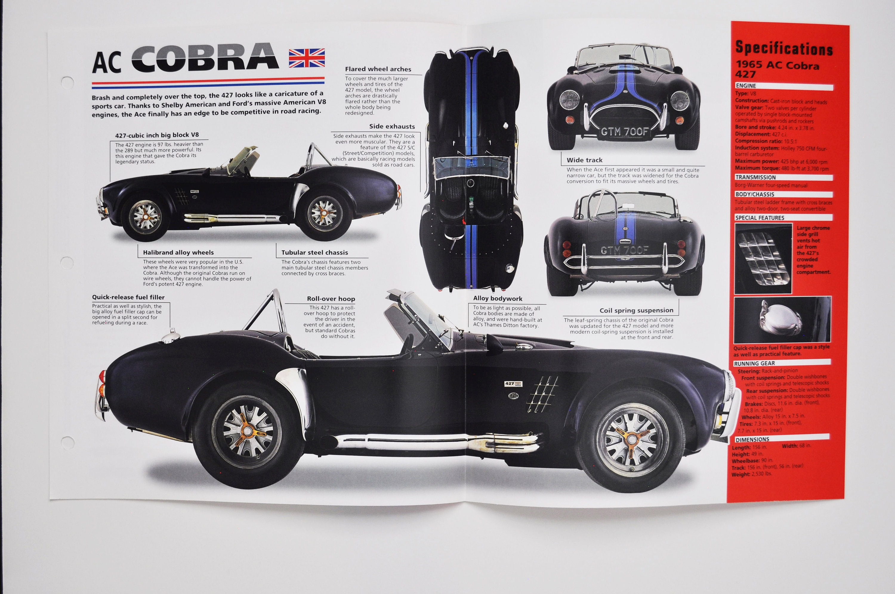 AC Cobra Schlüsselanhänger Auto Kit 427 Shelby Ace Gt AC Cobra Schlüsselanhänger Auto Kit 427 Shelby Ace Gt