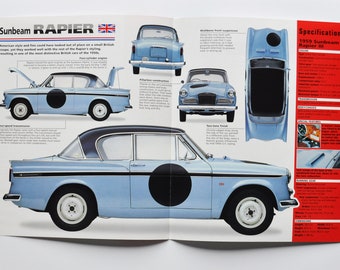Personalised Sunbeam Rapier fastback Car Tin Classic Retro Storage Box Gift CL48 