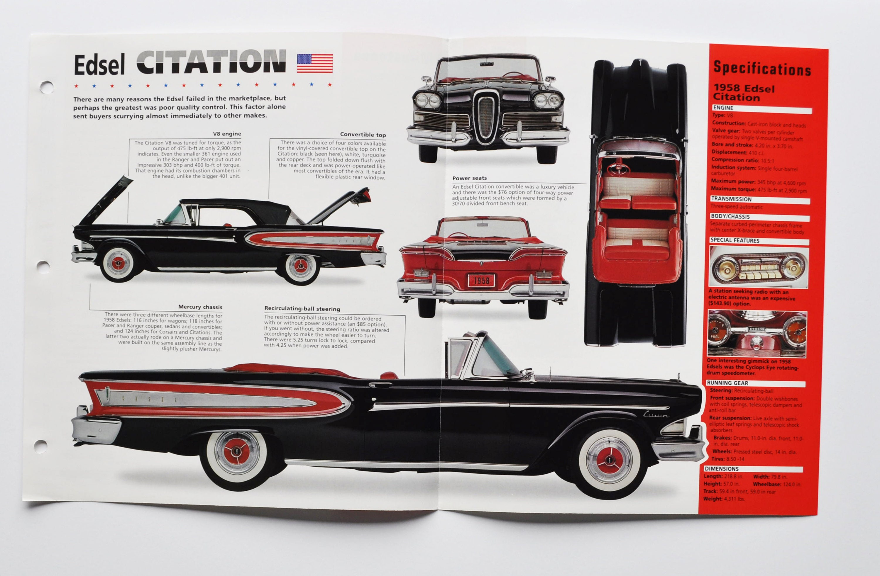 1958 edsel citation - Etsy 日本