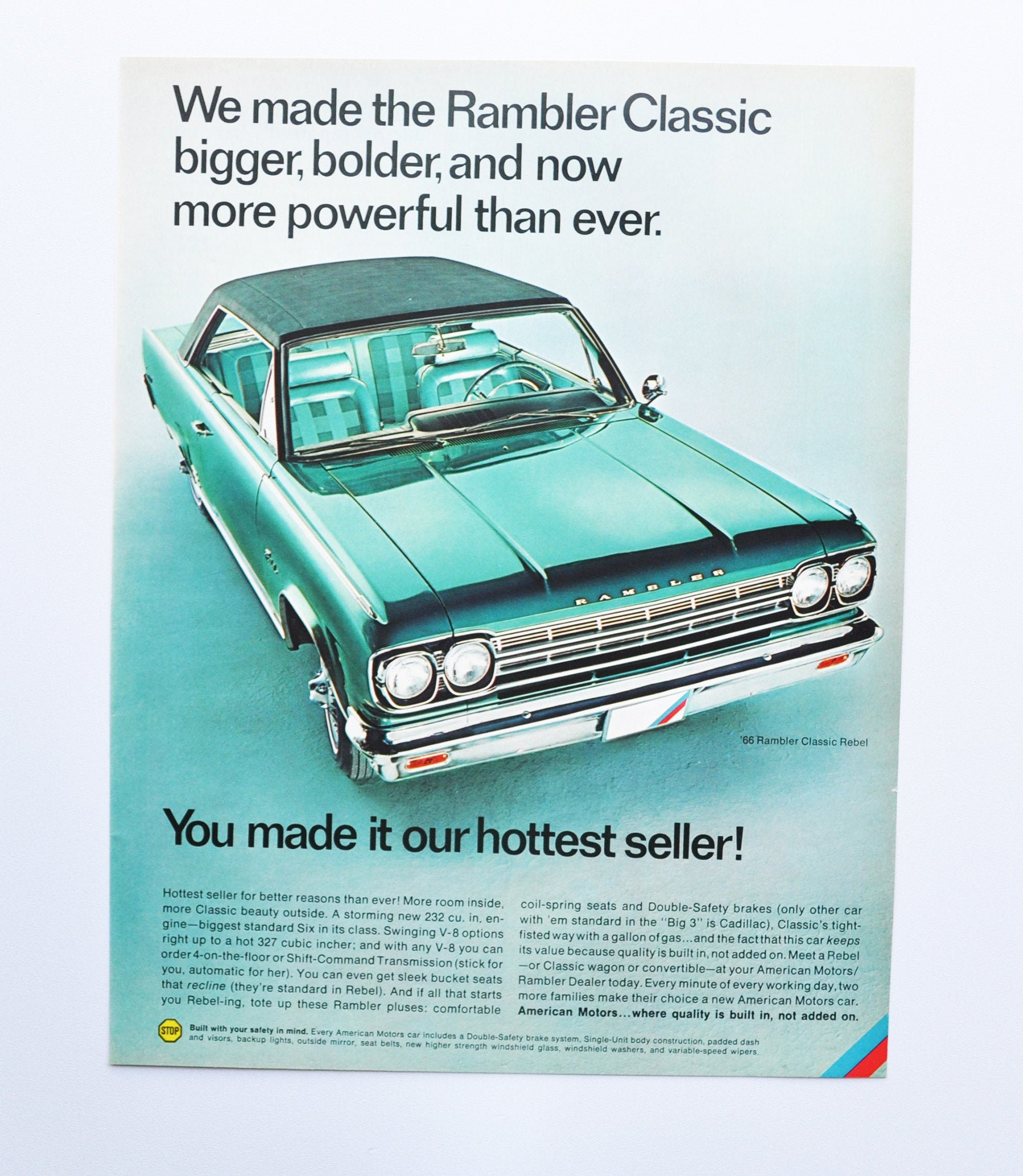 american motors classic old photo advertisement print poster brochure