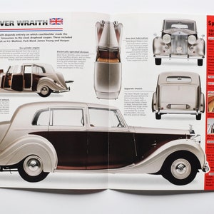 Fiche technique Rolls-Royce Silver Wraith (1946-1959) (photo photo voiture stat info brochure pièces ad old vintage print classic britain auto luxury)