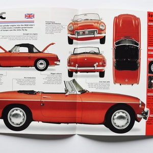 Spezifikations-Blatt MGC (1967-1969) (Auto-Foto-Stat-Info-Spez.-Broschüre-Teile und alter Vintage-Druck klassischer Motor MG Abingdon Oxfordshire england)