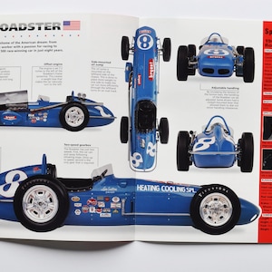 Spec Sheet Watson Roadster (1960) (Auto Foto Stat Info Specs Broschüre Print Teile ad old vintage classic motor los angeles california indy)