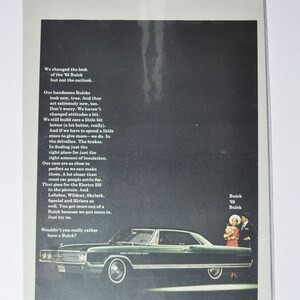 Annuncio di auto di grandi dimensioni 1965 Buick Electra 225 (general motors company GM vecchio vintage classico foto pubblicità parti stampa poster usa garage regalo)