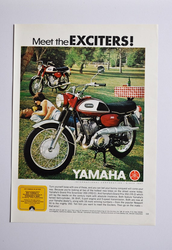 1960s yamaha motorcycles