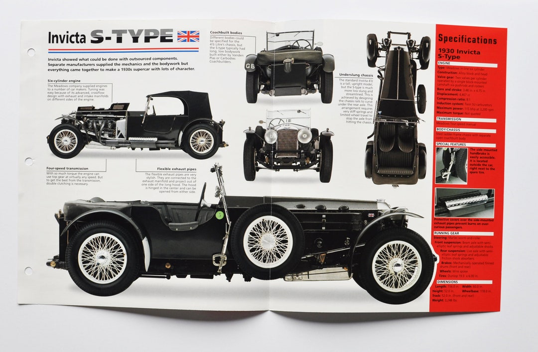 Car Invicta S 1930 Invicta Low Chassis S-Type
