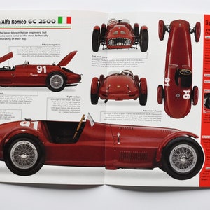 Fiche technique Alfa Romeo 6C 2500 (1948) Nardi-Danese (photo de voiture stat info spécifications brochure pièces publicité impression course sport italie turin mille miglia)