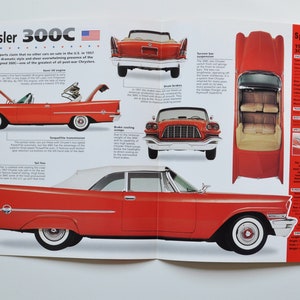 Fiche technique Chrysler 300C (1957) (voiture, concessionnaire, classique, concessionnaire américain, photo, stat, info, spécifications, brochure, annonce, vieux, rétro, vintage)