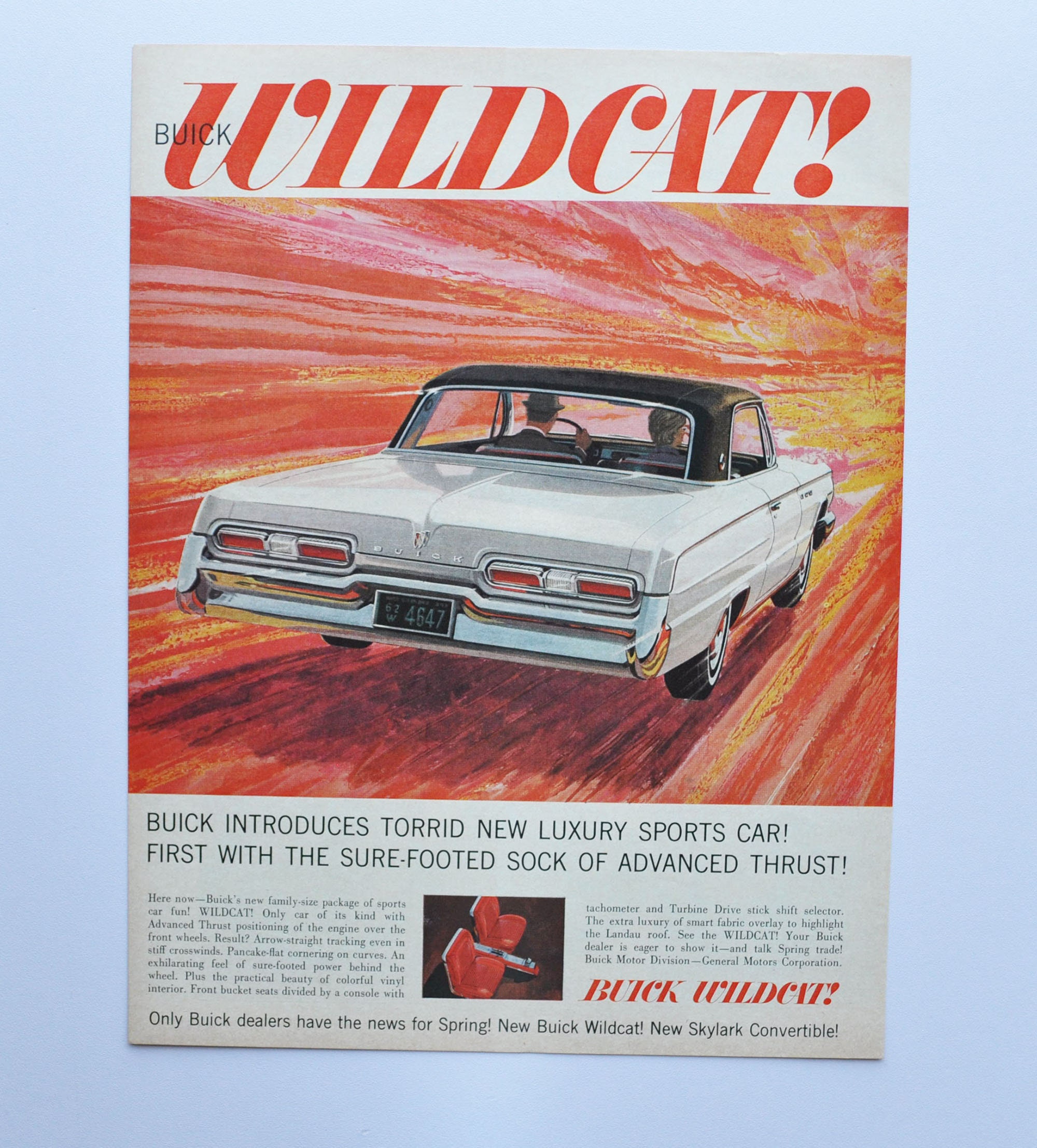 Promotional Photo Poster 1963 Buick Special 