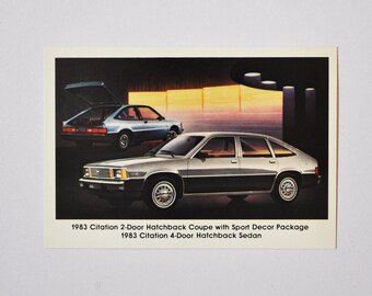 Chevy Citation Etsy Israel