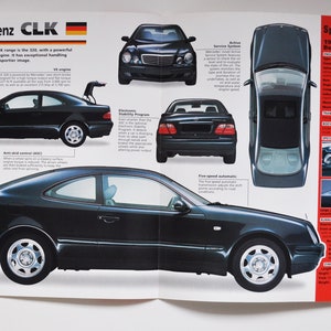 Datenblatt Mercedes-Benz CLK (von 1998-heute)