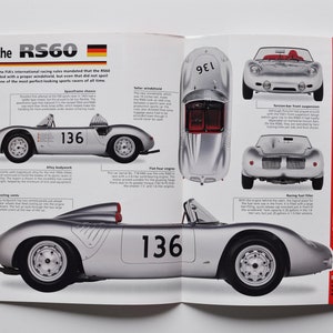Fiche technique Porsche RS60 (1960) (voiture photo stats info specs brochure print parts ad vintage classic sports engine race german targa florio)
