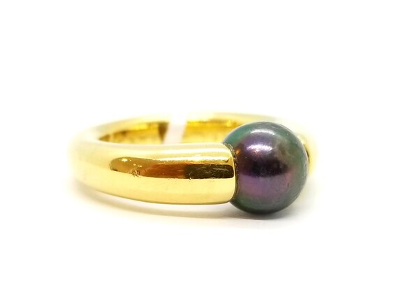 cartier black pearl ring