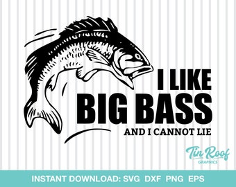 Clip Art Art Collectibles Bass Svg Camping Svg Fishing Scene Svg Bass Fishing Svg Lake Days Lake Fishing Svg Bass Fish Cut File Fishing Svg Dxf Png Eps