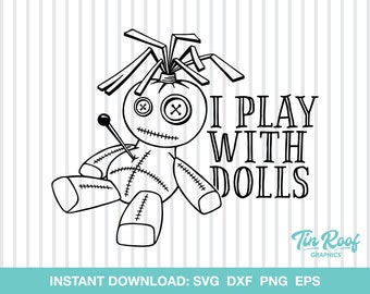 Voodoo Doll Svg Etsy