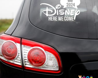 Disney, Here We Come 2024 Car Decal