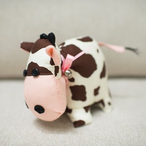 Handmade Stuffed Cow