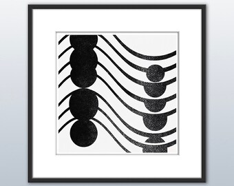 Download ~ "Wavy Gravy" Hi fidelity Square Op-Art print  NEW! - Print and display any size wall art, greeting cards, etc.