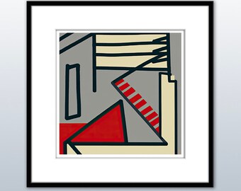 Download. "Zed" ~ Square format, abstract, free-form artwork ready for printing.