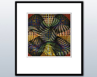 Hi fidelity print - Tie Dye abstract art.  NEW! - Print and display as scalable wall art, greeting cards, etc.