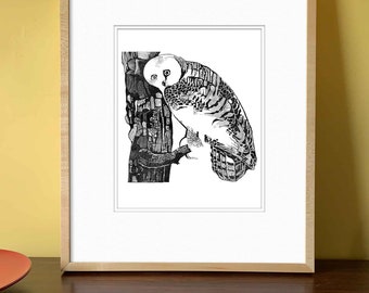 Print - "Radical Balance" - Digital wood engraving print prepared as a digital file for immediate download.