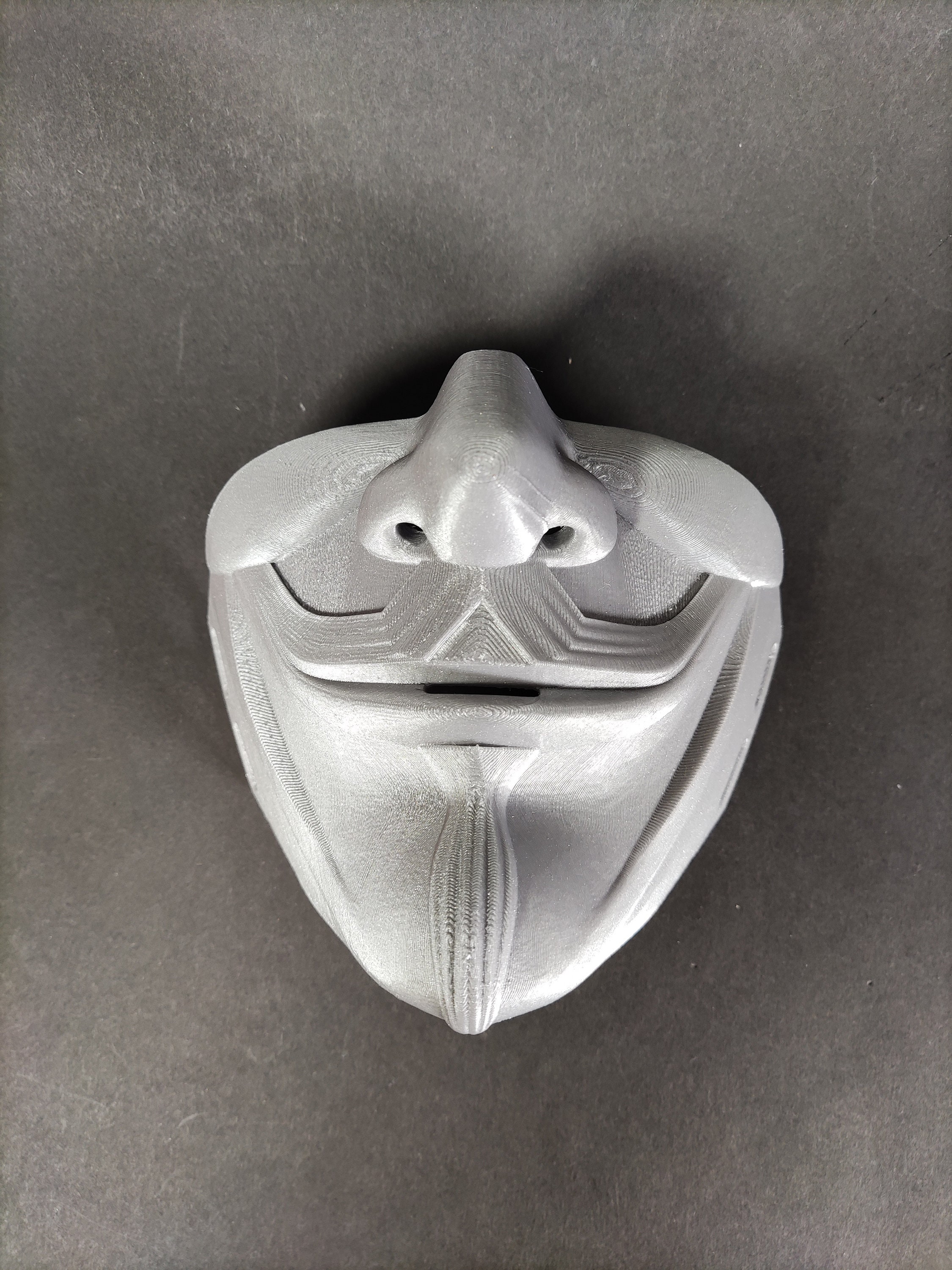 Guy Fawkes Half Mask for Cosplay Etsy