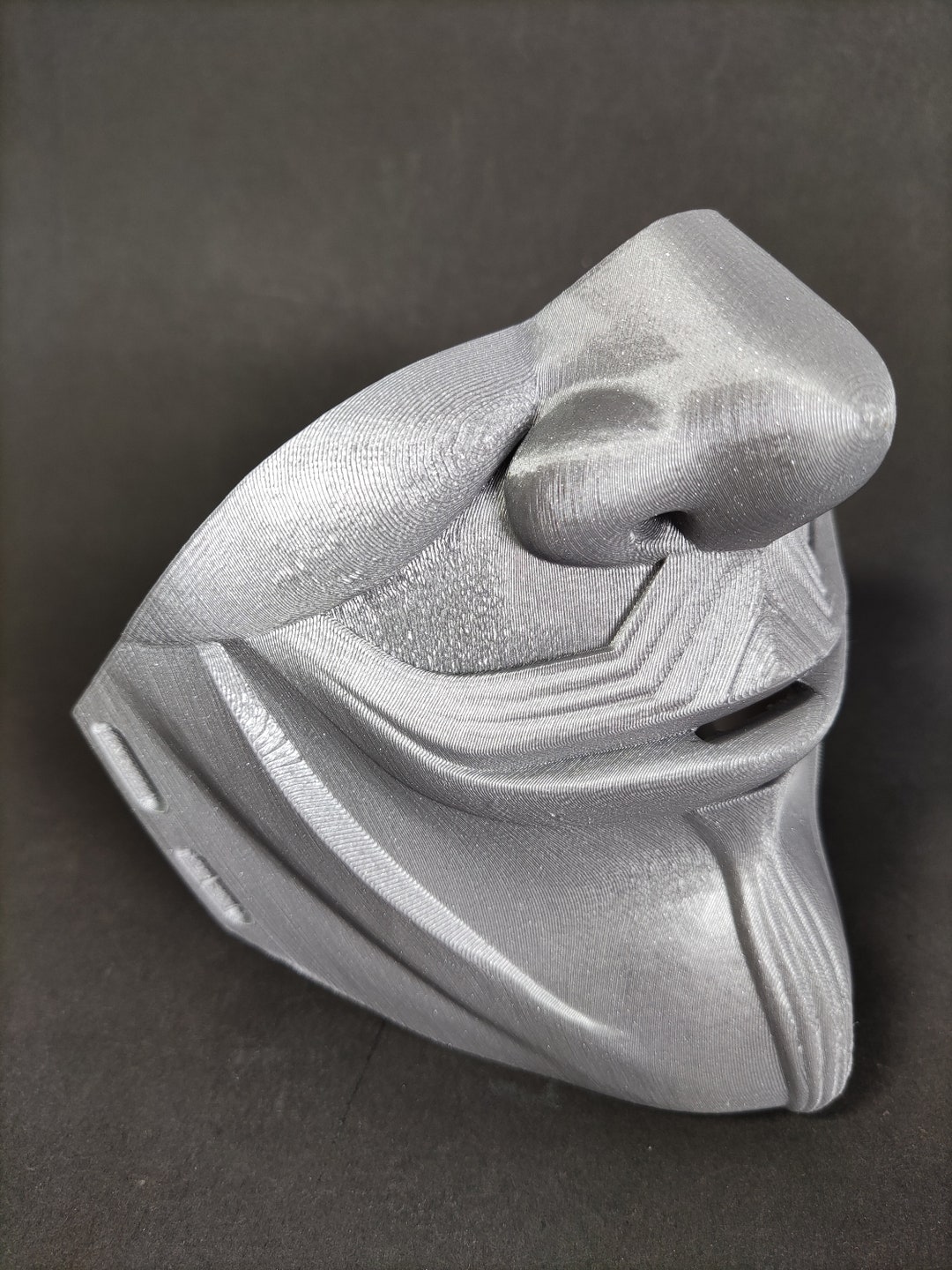 Guy Fawkes Half Mask for Cosplay Etsy