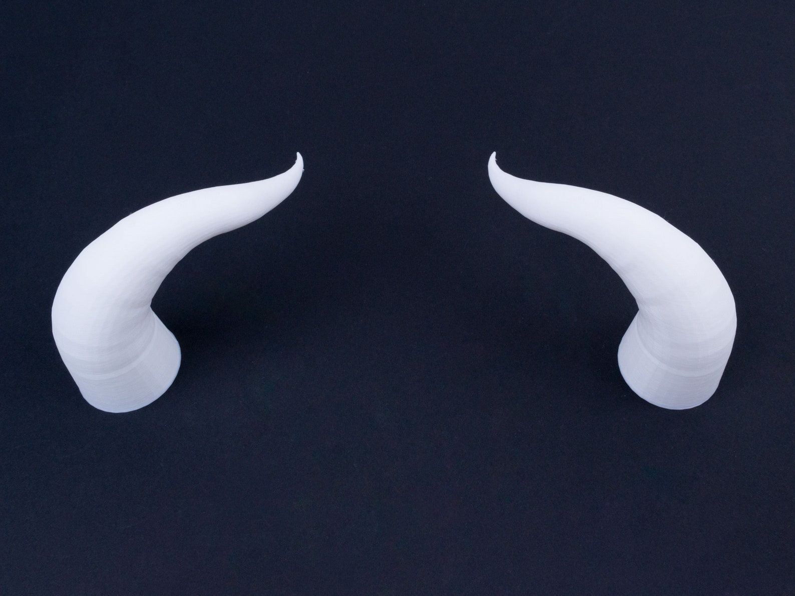 White Horns for Cosplay Etsy