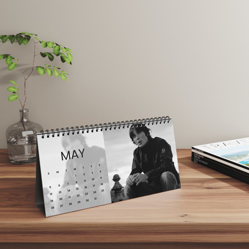 Cillian Murphy Desk Calendar 2025, Oppenheimer, Peaky Blinders