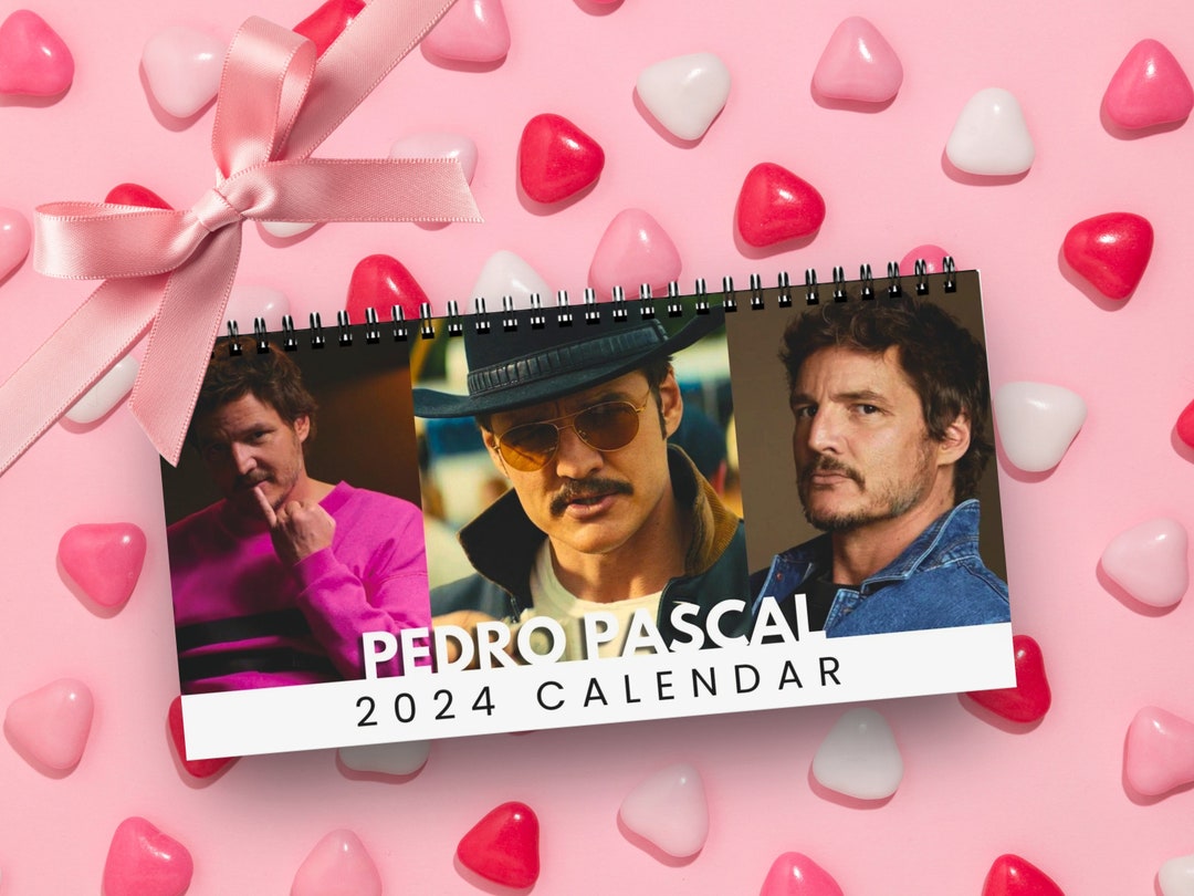Pedro Pascal Desk Calendar 2024