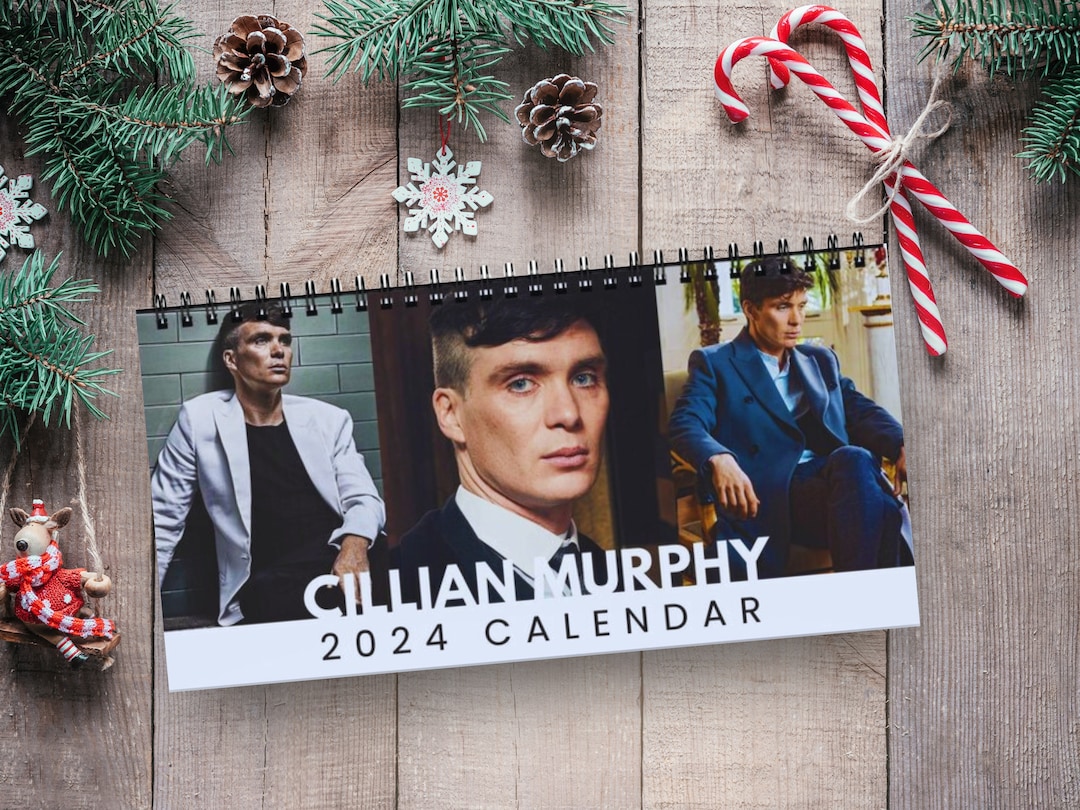 Cillian Murphy Desk Calendar 2025, Oppenheimer, Peaky Blinders