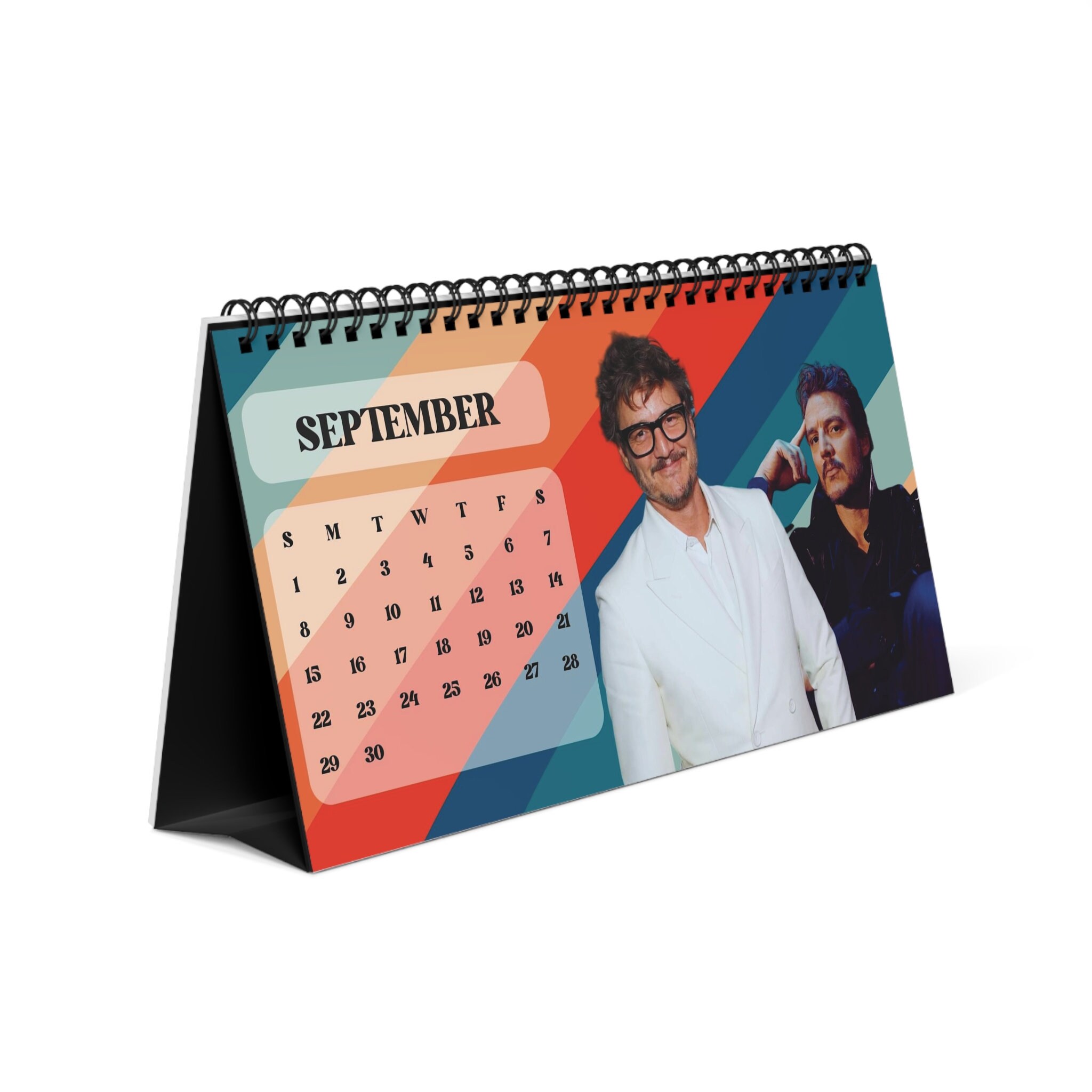 retro-pedro-pascal-desk-calendar-2024-cute-desk-decor-dorm-or-office