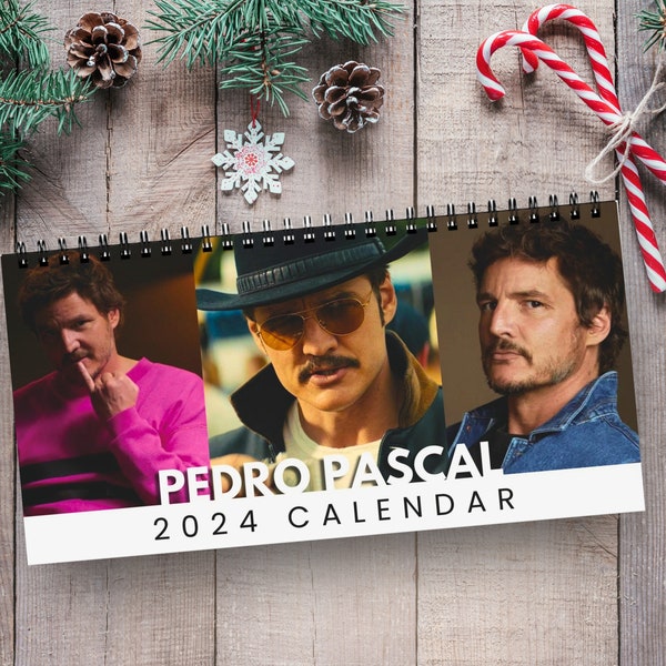 Pedro Pascal 2024 Desk Calendar Etsy