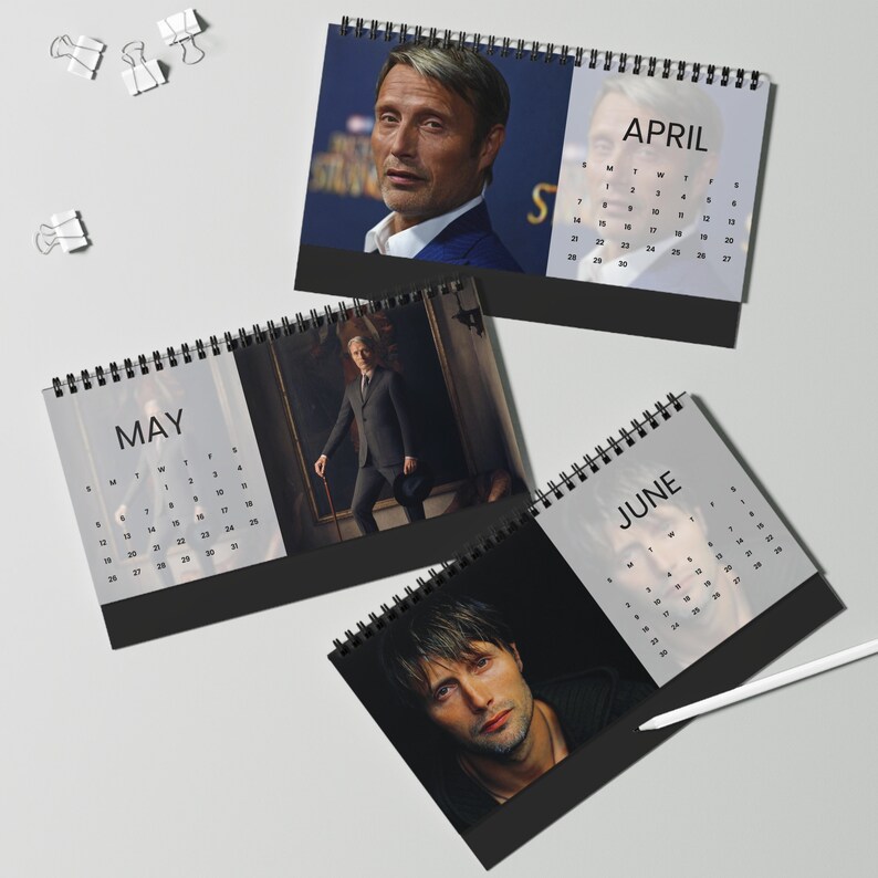 Mads Mikkelsen Desk Calendar 2024, Hannibal Gifts, Doctor Strange