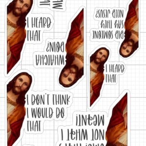 Funny Jesus Meme Stickers